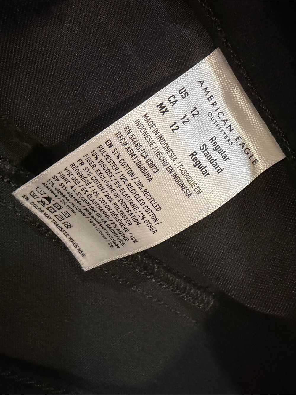 American Eagle Outfitters Black Skinny Jeans - Picture 7 of 7
